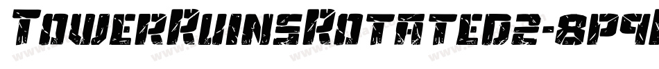 TowerRuinsRotated2-8p9B字体转换