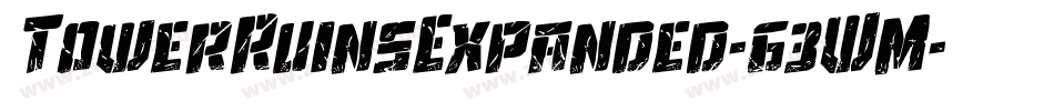 TowerRuinsExpanded-63WM字体转换