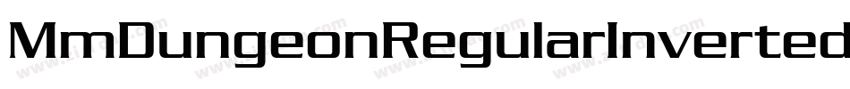 MmDungeonRegularInvertedFw-xxxO字体转换