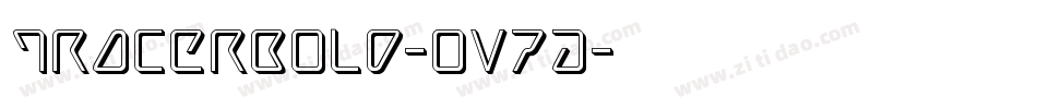 TracerBold-Ov7A字体转换