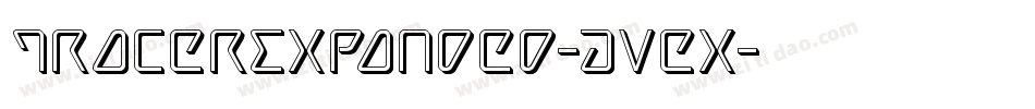 TracerExpanded-AVex字体转换