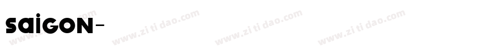 Saigon字体转换