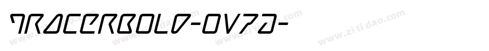 TracerBold-Ov7A字体转换