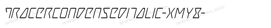 TracerCondensedItalic-xmY8字体转换