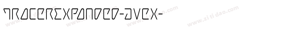 TracerExpanded-AVex字体转换