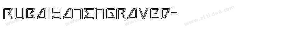 RubaiyatEngraved字体转换