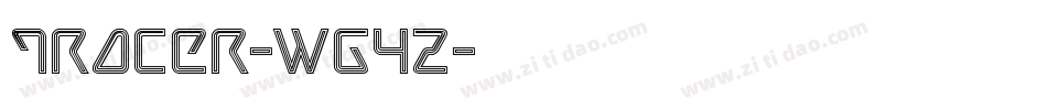 Tracer-Wg4z字体转换