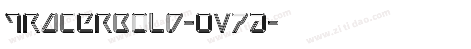 TracerBold-Ov7A字体转换