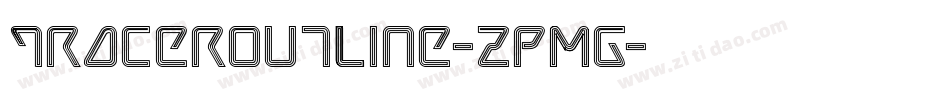 TracerOutline-zPMG字体转换