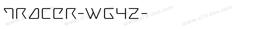 Tracer-Wg4z字体转换