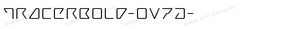 TracerBold-Ov7A字体转换