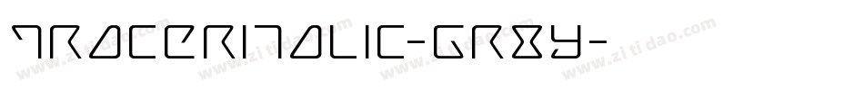 TracerItalic-GR8y字体转换