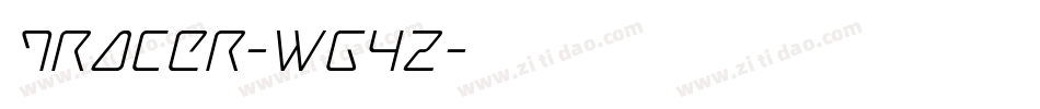 Tracer-Wg4z字体转换