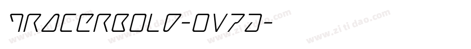 TracerBold-Ov7A字体转换