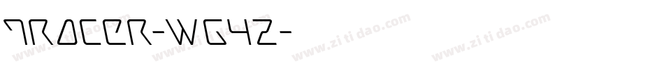 Tracer-Wg4z字体转换