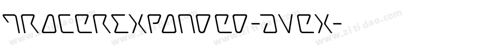 TracerExpanded-AVex字体转换