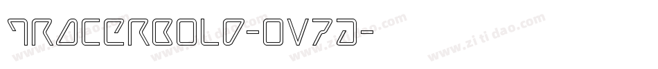TracerBold-Ov7A字体转换
