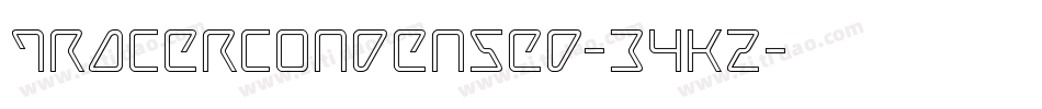 TracerCondensed-34KZ字体转换