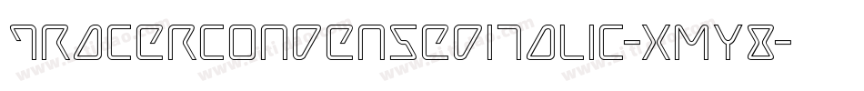TracerCondensedItalic-xmY8字体转换