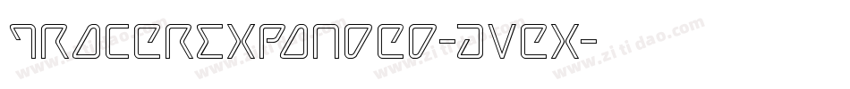 TracerExpanded-AVex字体转换