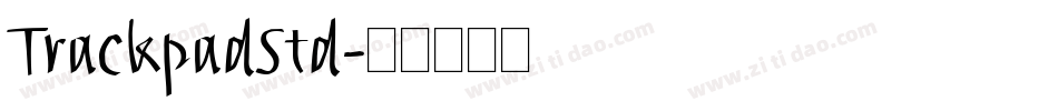 TrackpadStd字体转换