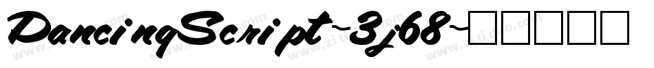 DancingScript-3j68字体转换