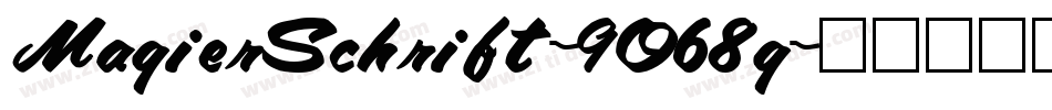 MagierSchrift-GO68g字体转换