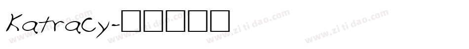 Katracy字体转换