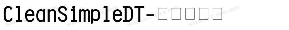 CleanSimpleDT字体转换