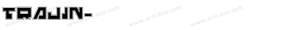 Trajin字体转换