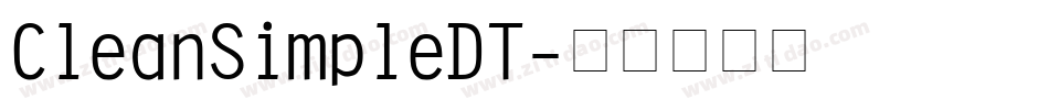 CleanSimpleDT字体转换