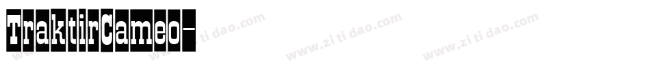 TraktirCameo字体转换