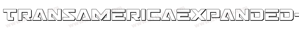 TransAmericaExpanded-m955字体转换