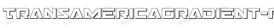 TransAmericaGradient-Pwp7字体转换