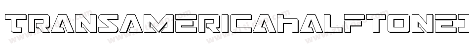 TransAmericaHalftoneItalic-gVqE字体转换