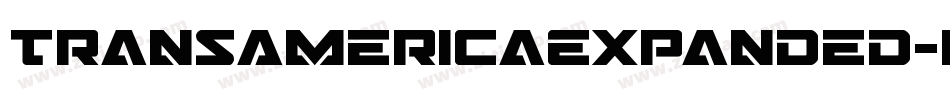 TransAmericaExpanded-m955字体转换