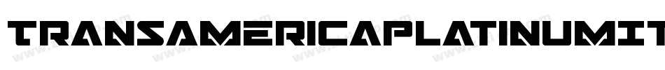 TransAmericaPlatinumItalic-Ov3d字体转换 TransAmericaPlatinumItalic-Ov3d字体转换