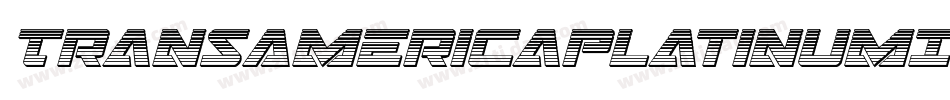 TransAmericaPlatinumItalic-Ov3d字体转换 TransAmericaPlatinumItalic-Ov3d字体转换