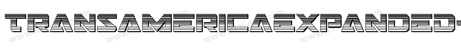 TransAmericaExpanded-m955字体转换