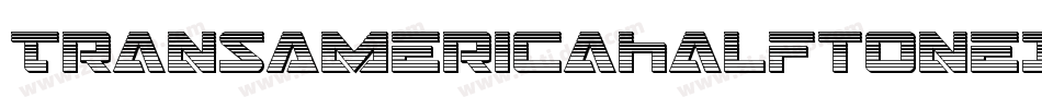 TransAmericaHalftoneItalic-gVqE字体转换