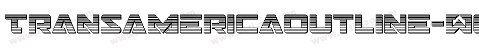 TransAmericaOutline-Wg1Y字体转换 TransAmericaOutline-Wg1Y字体转换