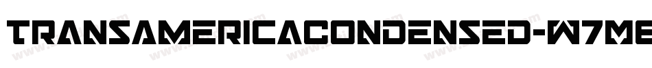 TransAmericaCondensed-w7M6字体转换 TransAmericaCondensed-w7M6字体转换
