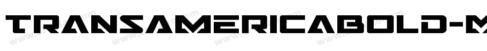 TransAmericaBold-MKMP字体转换