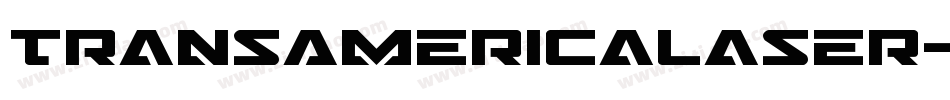 TransAmericaLaser-40X4字体转换