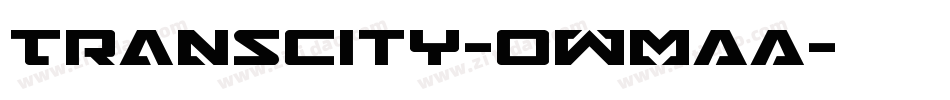 Transcity-owMAA字体转换