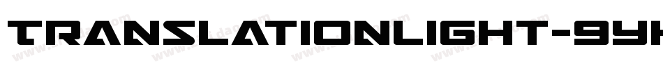 TranslationLight-9YKRZ字体转换