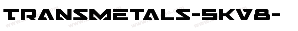 Transmetals-5Kv8字体转换