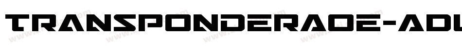 TransponderAoe-ADL字体转换