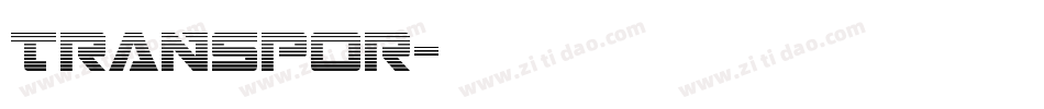 TRANSPOR字体转换