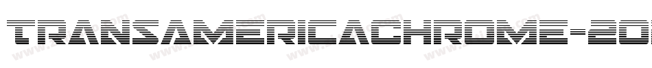 TransAmericaChrome-2oeo字体转换